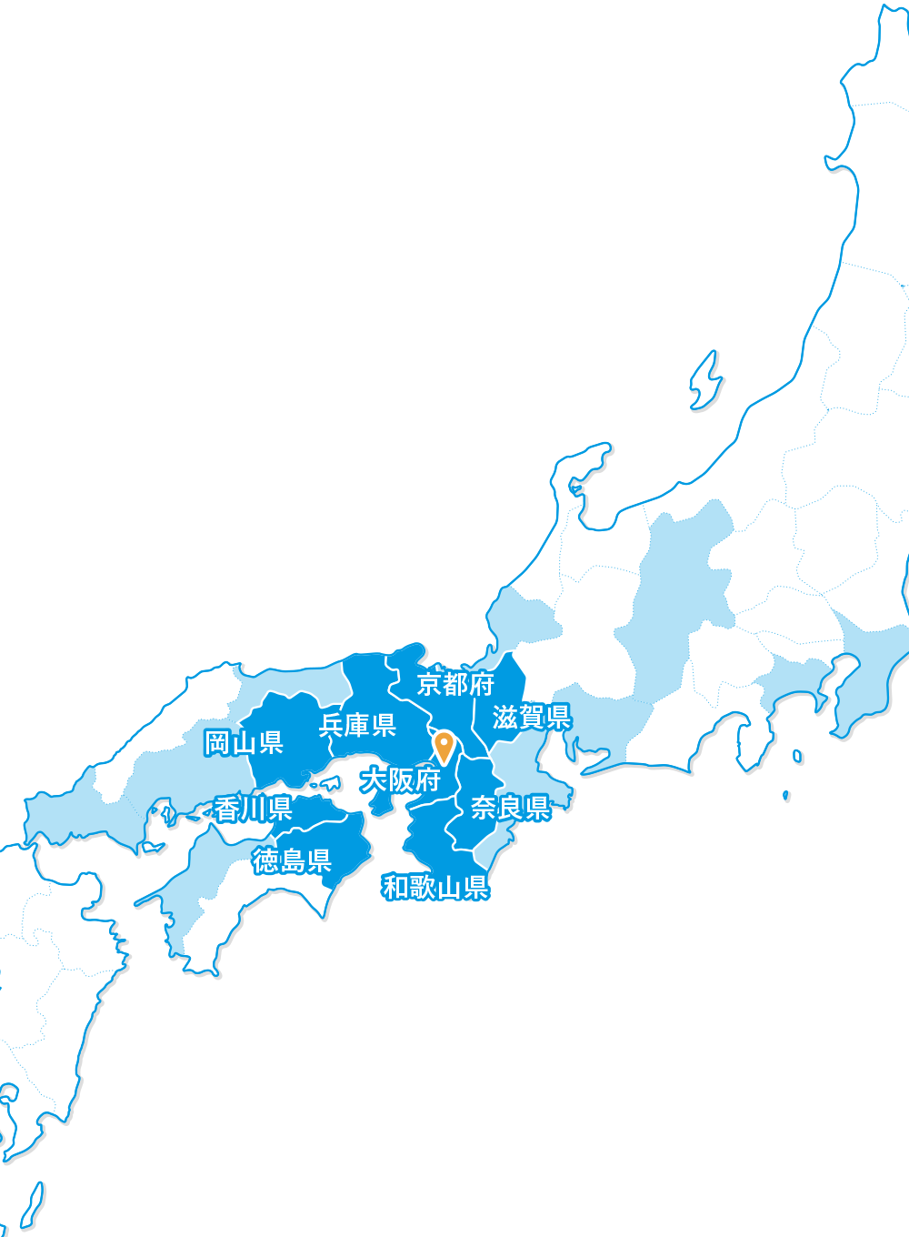 対応エリアマップ