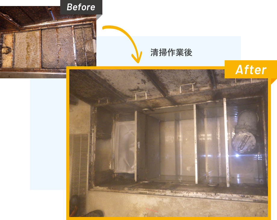 グリストラップ・汚泥の回収の作業事例